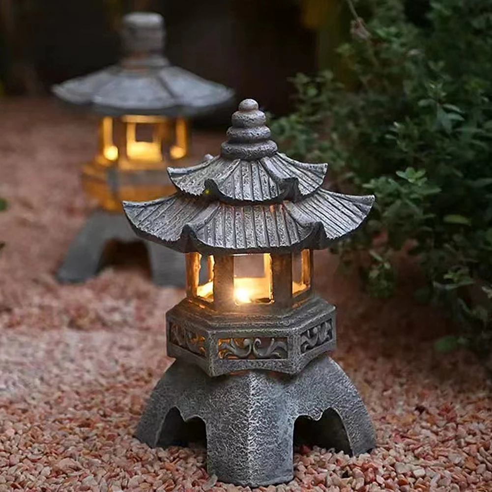 Solar Zen Pagoda Lantern | Garden Bling & Planty Things